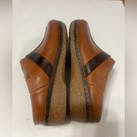 PIKOLINOS Women's Brown Leather Mules - Picture 6 of 12